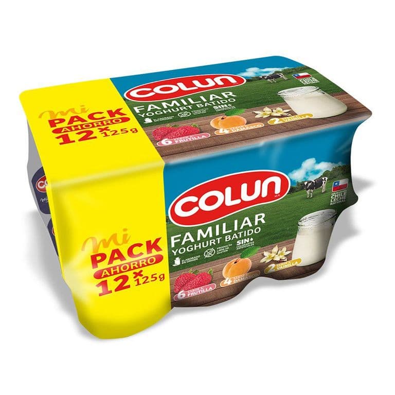 Pack Yoghurt Batido Colun 12 x 125 g