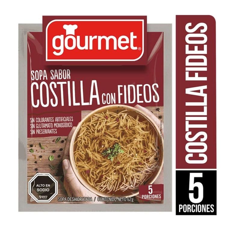Sopa Costilla Fideos 62 GR