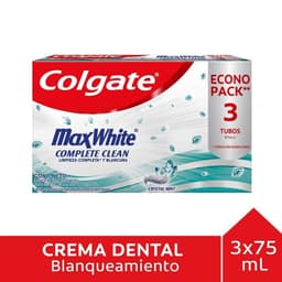 Pasta de Dientes Max White Crystal Mint 75 GR