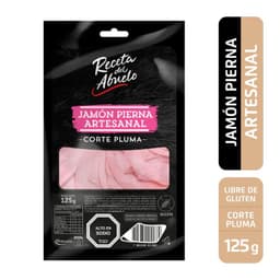 Jamon de Pierna Cerdo Artesanal Corte Pluma Receta del Abuelo 125 g