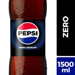 Bebida Pepsi Zero Azucar Desechable 1.5 L 1.5 LT