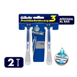 Maquinas Para Afeitar Prestobarba Ultragrip 3 Desechables 2 UN