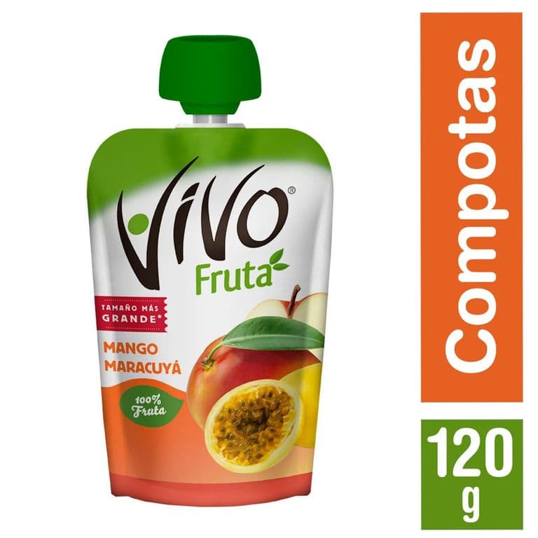Compota Vivo de Mango y Maracuya  120 g