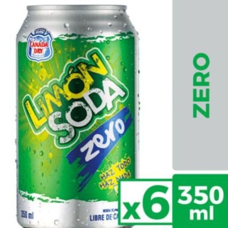 Pack Bebida Limon Soda Zero Lata 6 x 350 ml