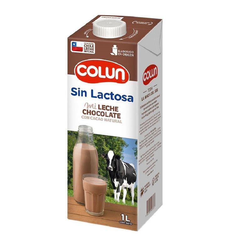 Leche Natural Sin Lactosa Sabor Chocolate 1 LT
