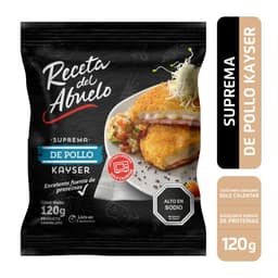 Suprema Pollo Jamon Queso 120 GR