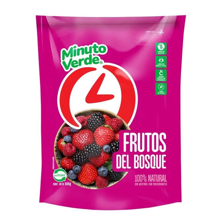Fruta Congelada Frutos del Bosque Minuto Verde 400 gr