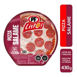 Pizza Salame Masa a la Piedra PF Listo 430 g