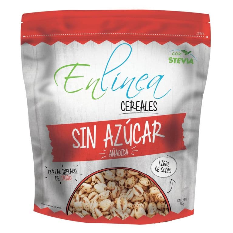 Cereal Inflado de Trigo Sin Azucar En Linea 300 g