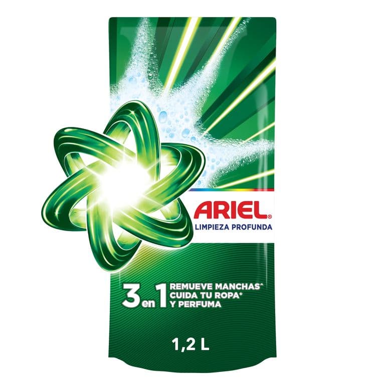 Detergente Liquido Concentrado Doble Poder Ariel 1.2 lt