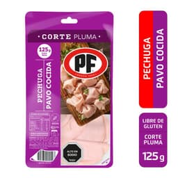 Pechuga Cocida Corte Pluma PF 125 g