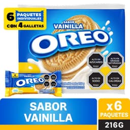 Galletas Vainilla Oreo 216 GR
