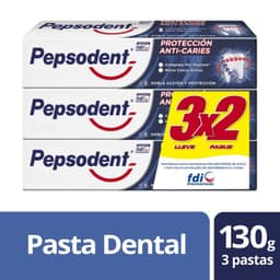 Pack Pasta de Dientes Pepsodent 3 x 130 g