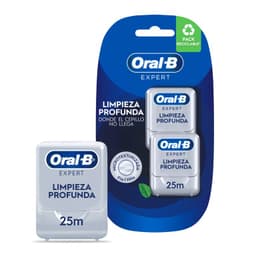 Pack Hilo Dental Pro Salud Limpieza Profunda Oral-B 2x25 mts 2 UN X 25 MT