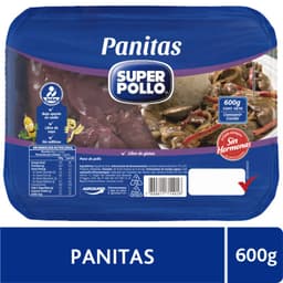 Panitas de Pollo 600 GR