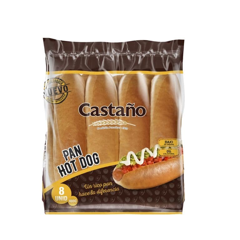 Pan Hot Dog Fiesta 480 GR