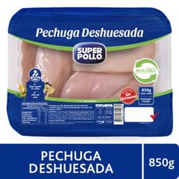 Pechuga de Pollo Deshuesada Super Pollo 850 g