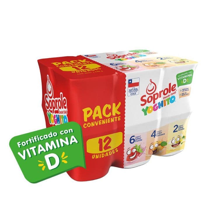 Pack Yoghurt Batido Yoghito 12 X 120 GR