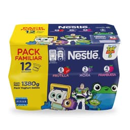 Pack Yoghurt Frutilla, Mora y Frambuesa Nestle 12 x 155 g 12 X 115 GR