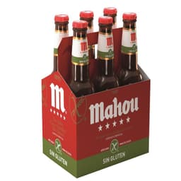 CERVEZA MAHOU SIN GLUTEN 6 X 330 CC 6 X 330 ML