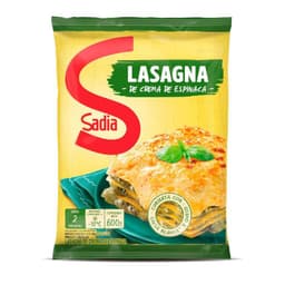 Lasagna crema espinaca sadia 600 gr