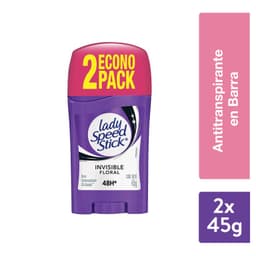 Pack Desodorante Invisible Floral Barra 2 x 45 GR