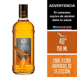 Pisco Alto Del Carmen Envejecido Barricas de seleccion 40 750 cc 750 ML