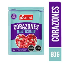 Corazones Multicolor 80 GR