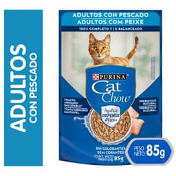 ALIM. GATO HYDRO PESCADO  CAT CHOW 85 GR.