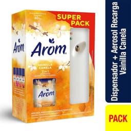 Dispensador + Repuesto + 2 Bat Vainilla 250 ML
