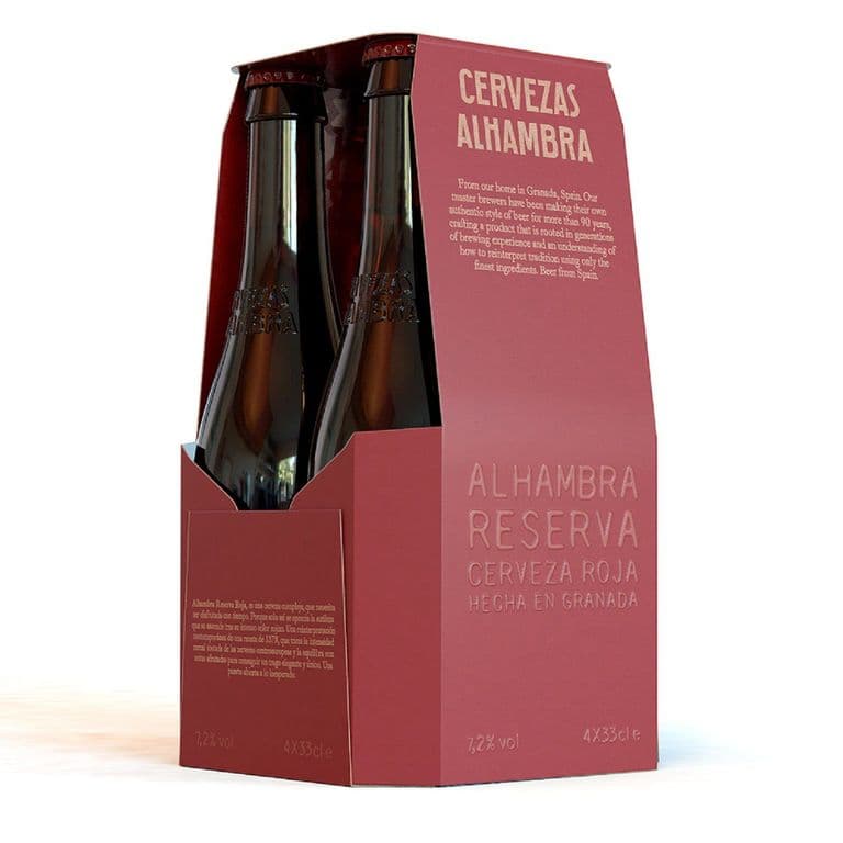 Pack Cerveza Alhambra  Lager 4 X 330 ML