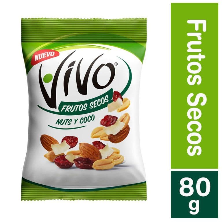 Frutos Secos Vivo Nuts y Coco 80 GR