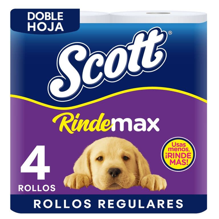 Papel Higienico Scott Rindemax Doble Hoja 4 x 21 mts 4 UN