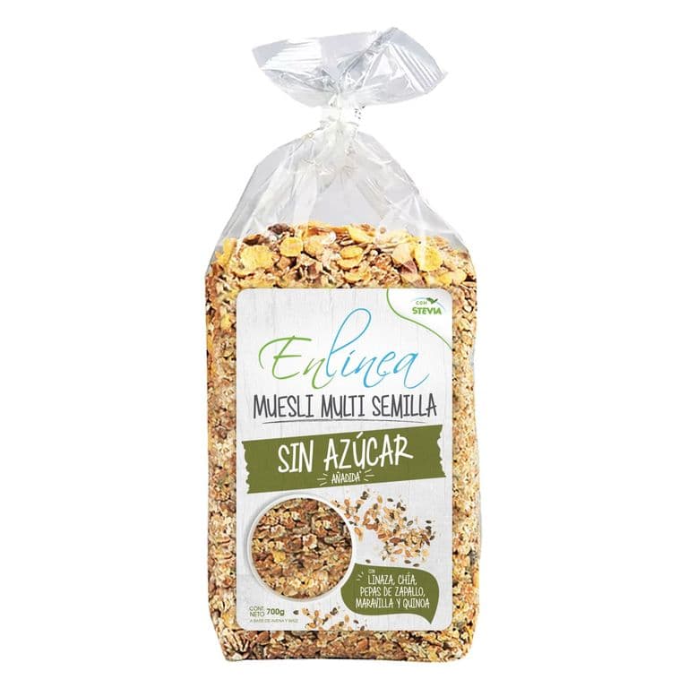 Muesli Multisemillas Sin Azucar En Linea 700 g