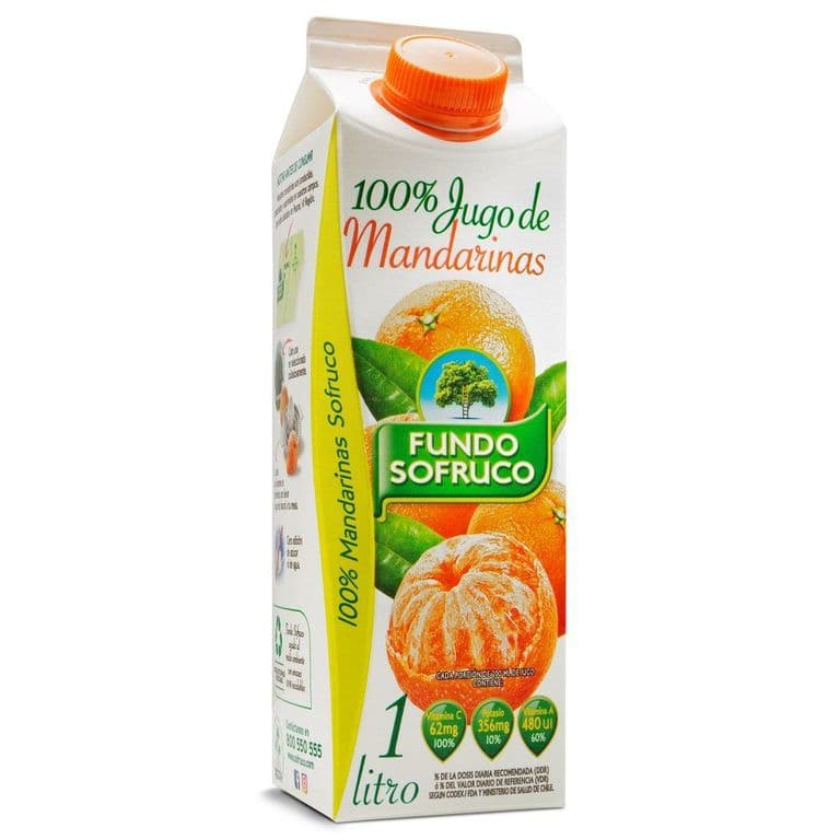 Jugo Mandarina Elopak Sofruco 1 LT