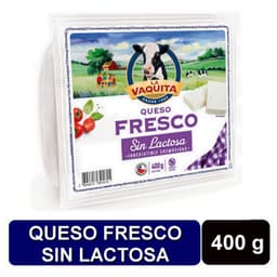 Queso Fresco Sin Lactosa La Vaquita 400 g