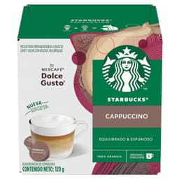 Starbucks Nescafe Dolce Gusto Cappuccino 12 Capsulas 120 GR