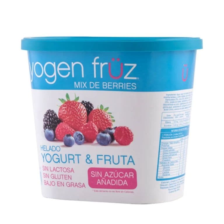 Helado Mix de Berries Yogen Fruz 800 ml