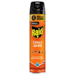 Insecticida Raid Casa y Jardin Aerosol 420 ml 420 CC