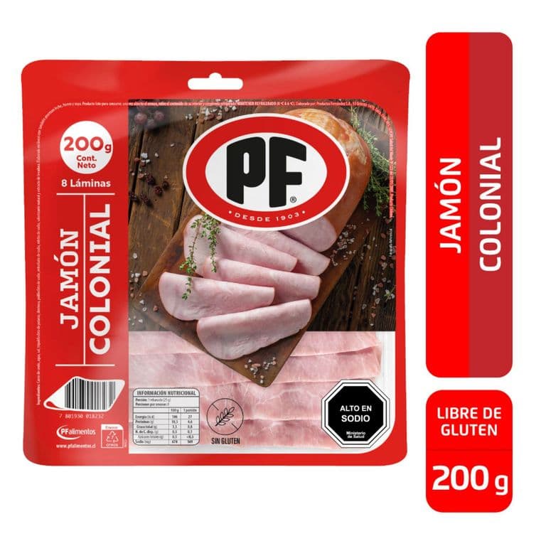 Jamon Colonial G1 PF 200 g