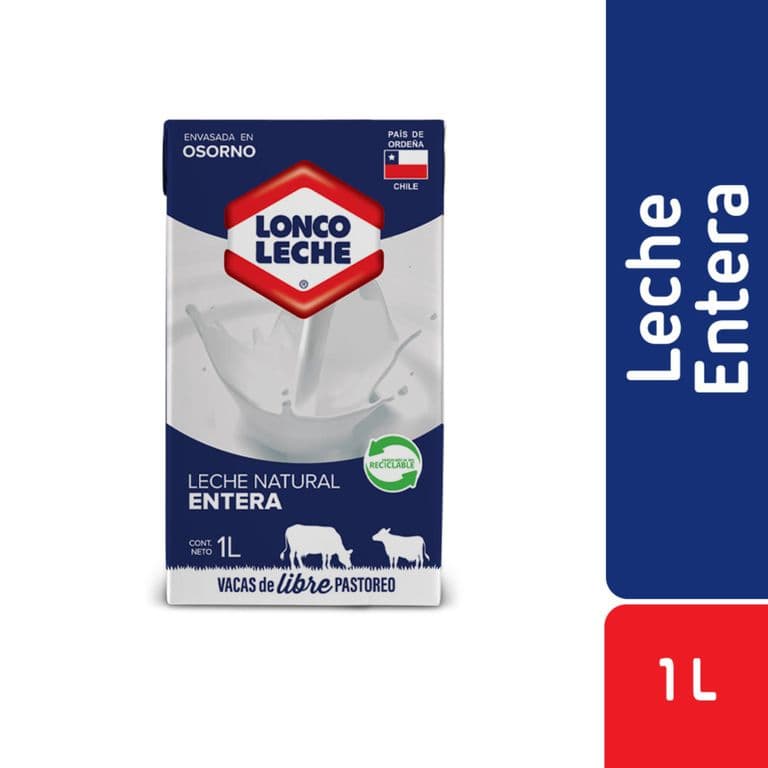 Leche Entera Natural 1 LT