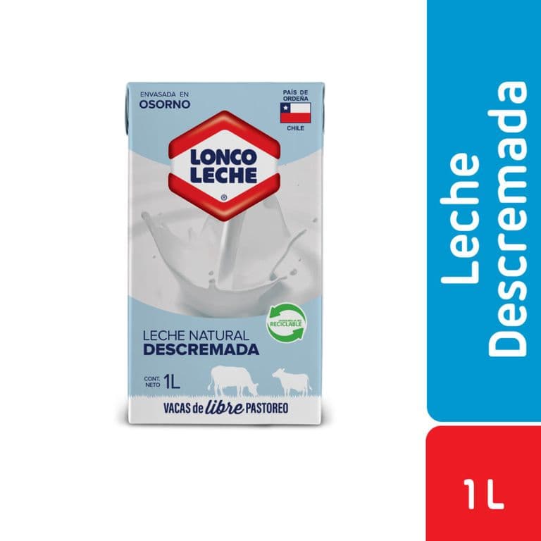 Leche Descremada Natural 1 LT