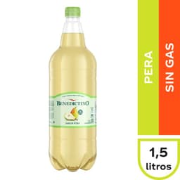 Agua Sabor Pera Sin Gas Benedictino 1.5 L 1.5 LT