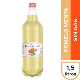 Agua Sabor Pomelo y Menta Sin Gas Benedictino 1.5 L 1.5 LT