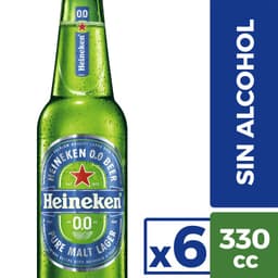 CERVEZA HEINE 0.0 X6 LN HEINEKEN 330 CC 6 X 330 ML