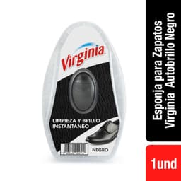 ESPONJA CALZADO NEGRO VIRGINIA 1UN