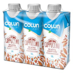 Pack Leche Light Sin Lactosa Sabor Cappucino Colun 3 x 330 ml PACK 3 X 330 ML