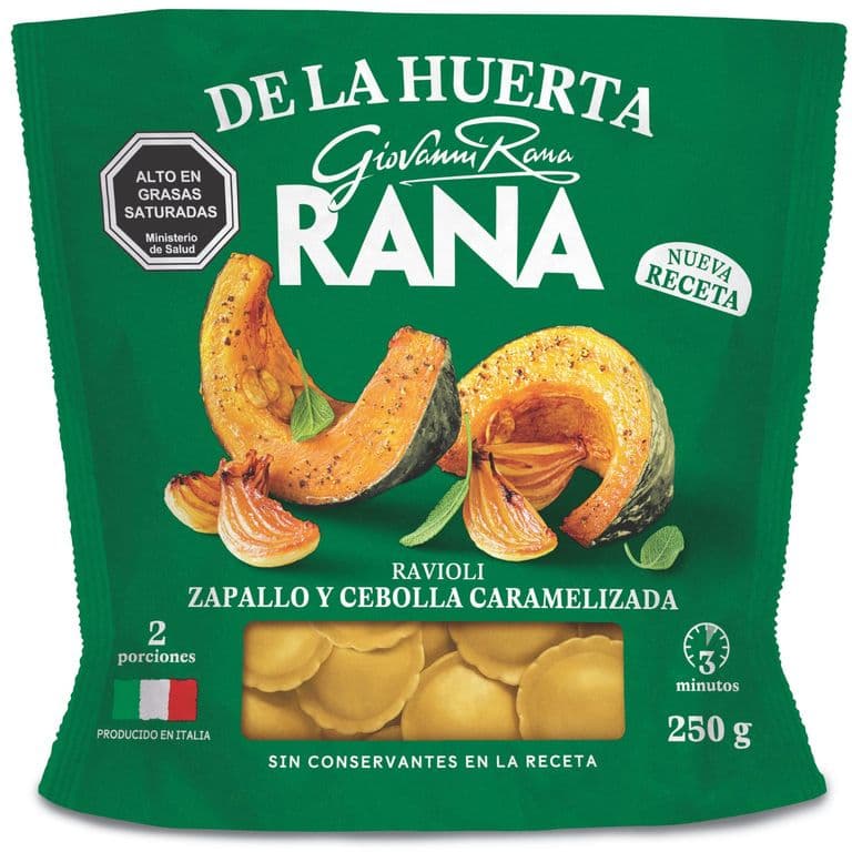 Ravioli Zapallo y Cebolla Caramelizada Rana 250 gr