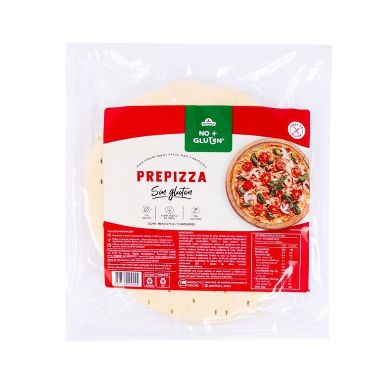 Masa prepizza no + gluten 275 GR