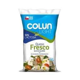 Queso Fresco sin Lactosa Bolsa 400 GR